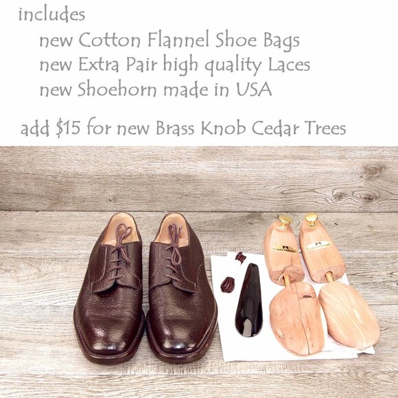 $895 GRAVATI Neiman Marcus 8.5 M Genuine PECCARY Brown 16133 * add $15 new Trees - Picture 5 of 16